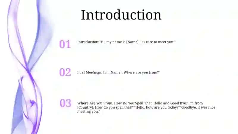 First Meetings 2