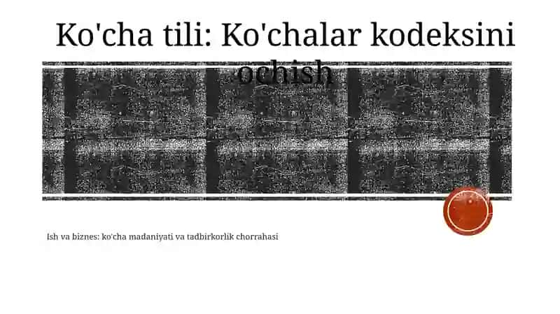 Ko'Cha Tili 2