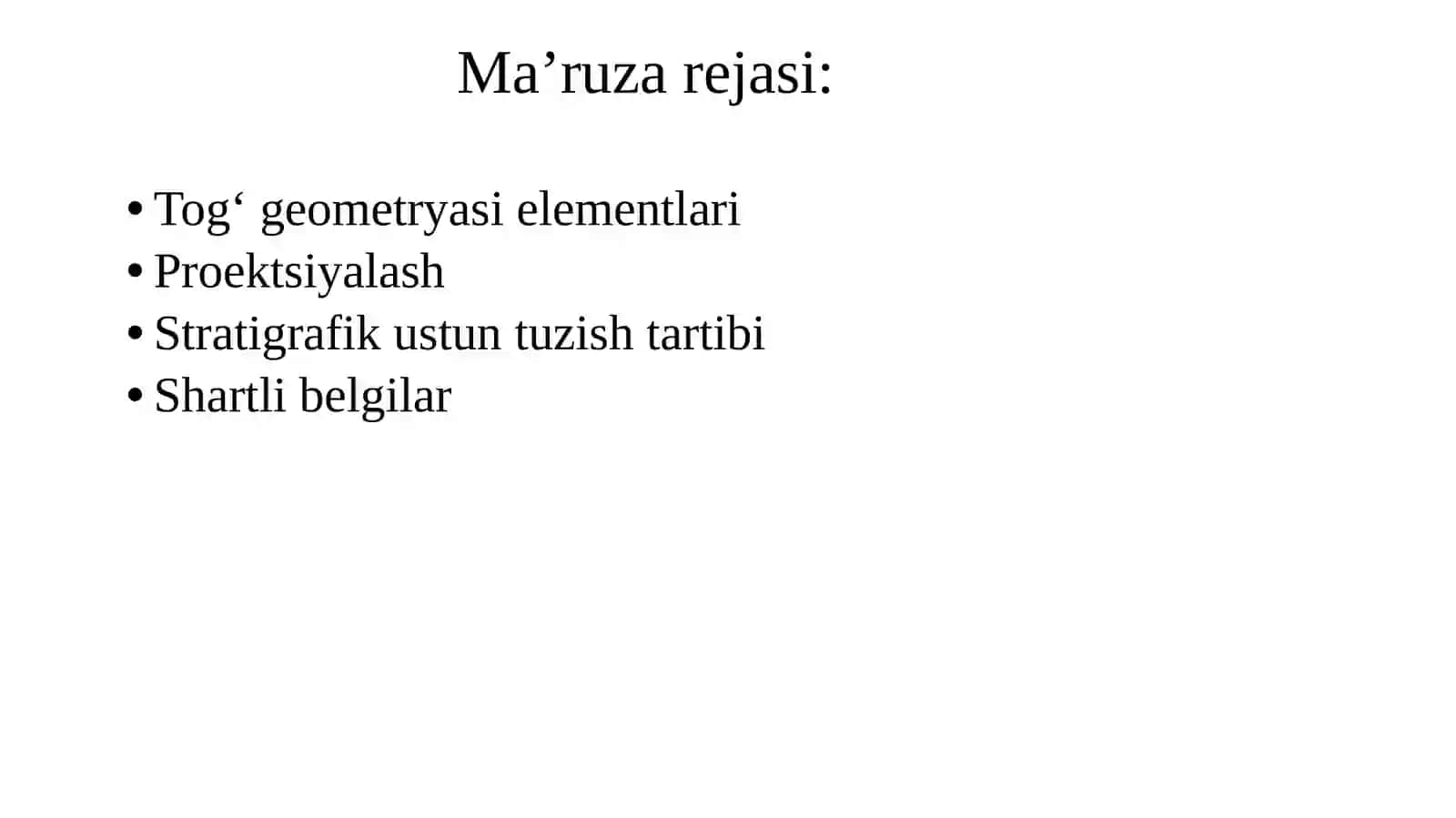 Muhandislik grafikasi va tog' geometriyasi 2