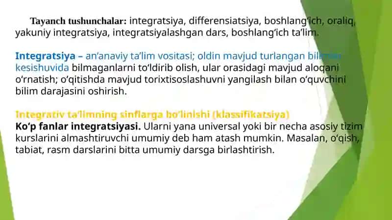 Integratsiya – ta’limning muhim prinsipi 2