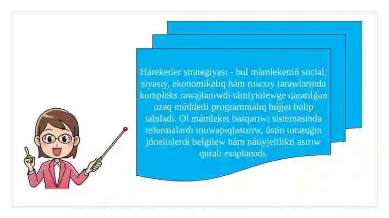 Háreketler strategiyasınıń qabıl etiliwi hám onıń basqıshları 2