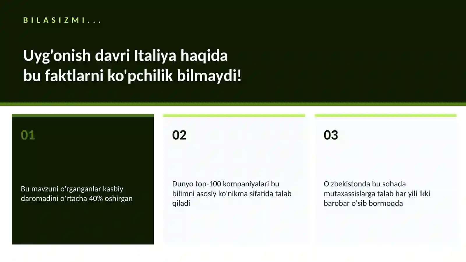 Uyg'onish davri Italiya 2