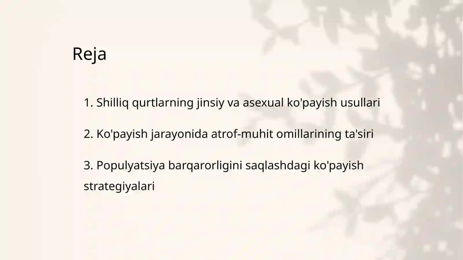 SHILLIQ QURTLAR KO'PAYISHI 2