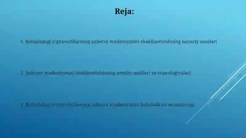 Bo‘lajak o‘qtuvchilarda axborot madaniyatni shakillantirish 2