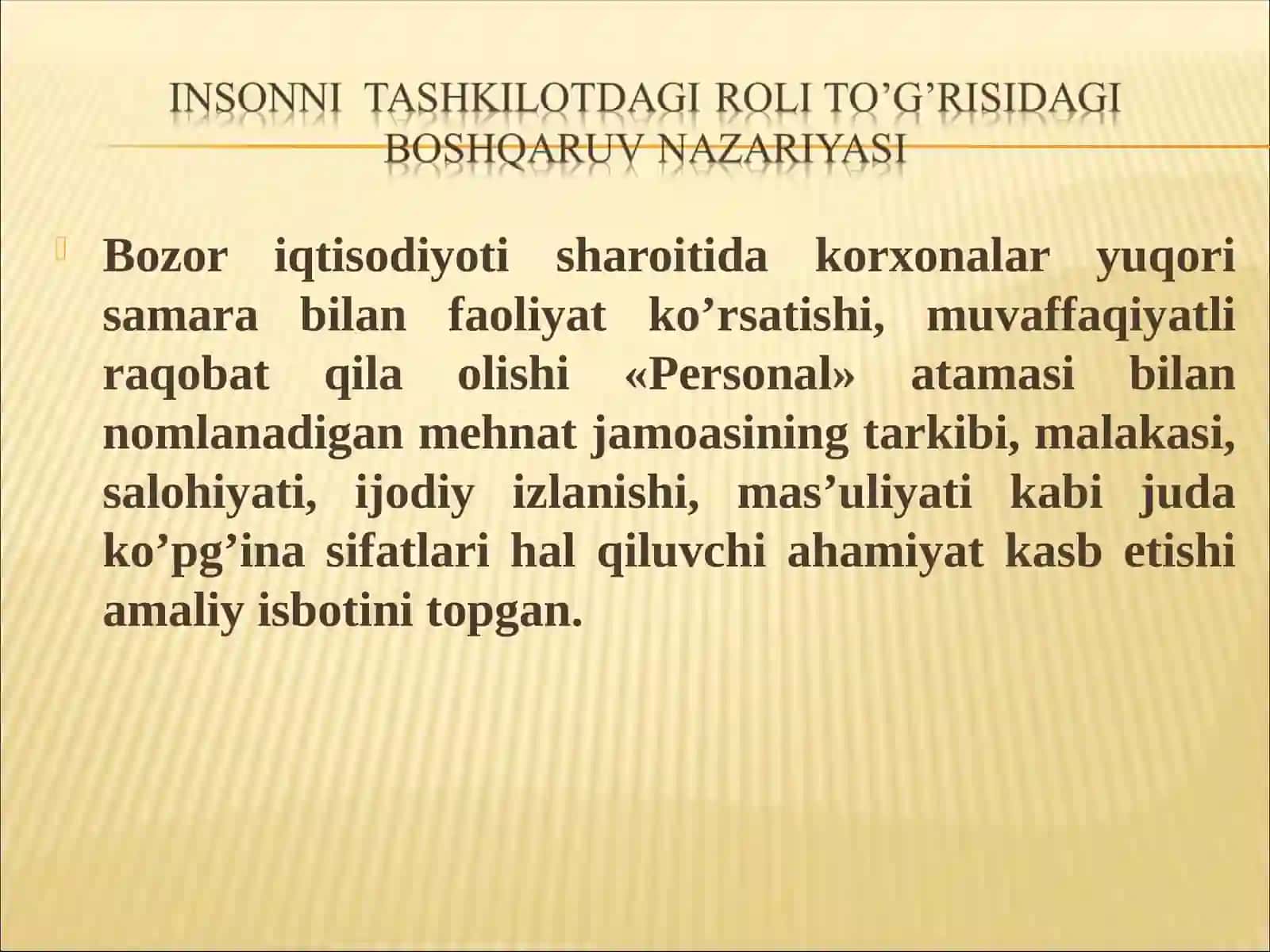 Personalni boshqarish 2