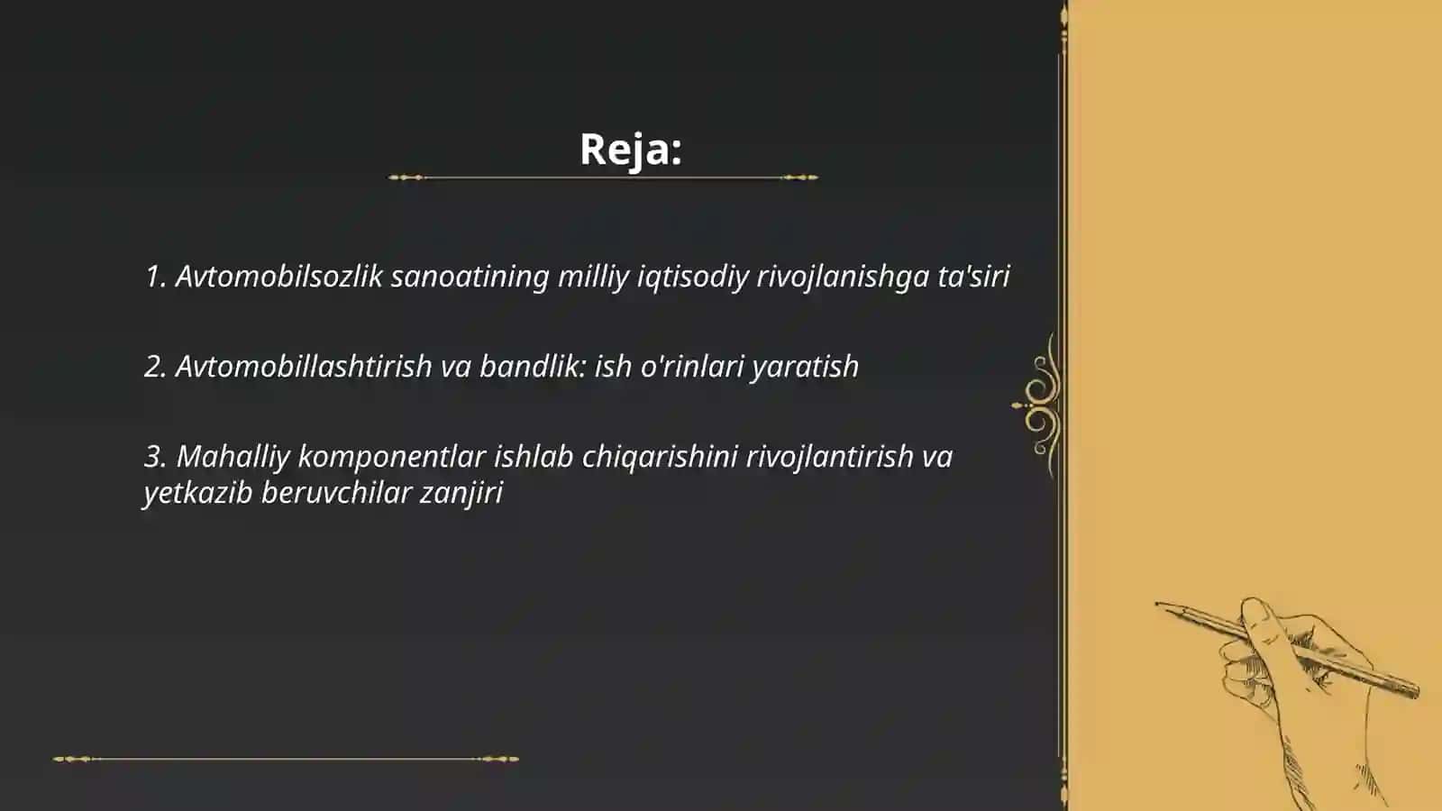 Avtomobilsozlik sanoatining milliy iqtisodiy rivojlanishga ta'siri 2