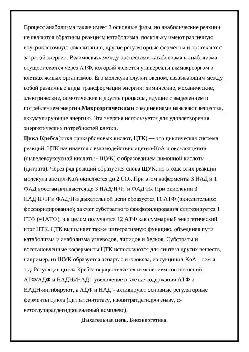 БИОЭНЕРГЕТИКА УГЛЕВОДНОГО ОБМЕНА 2