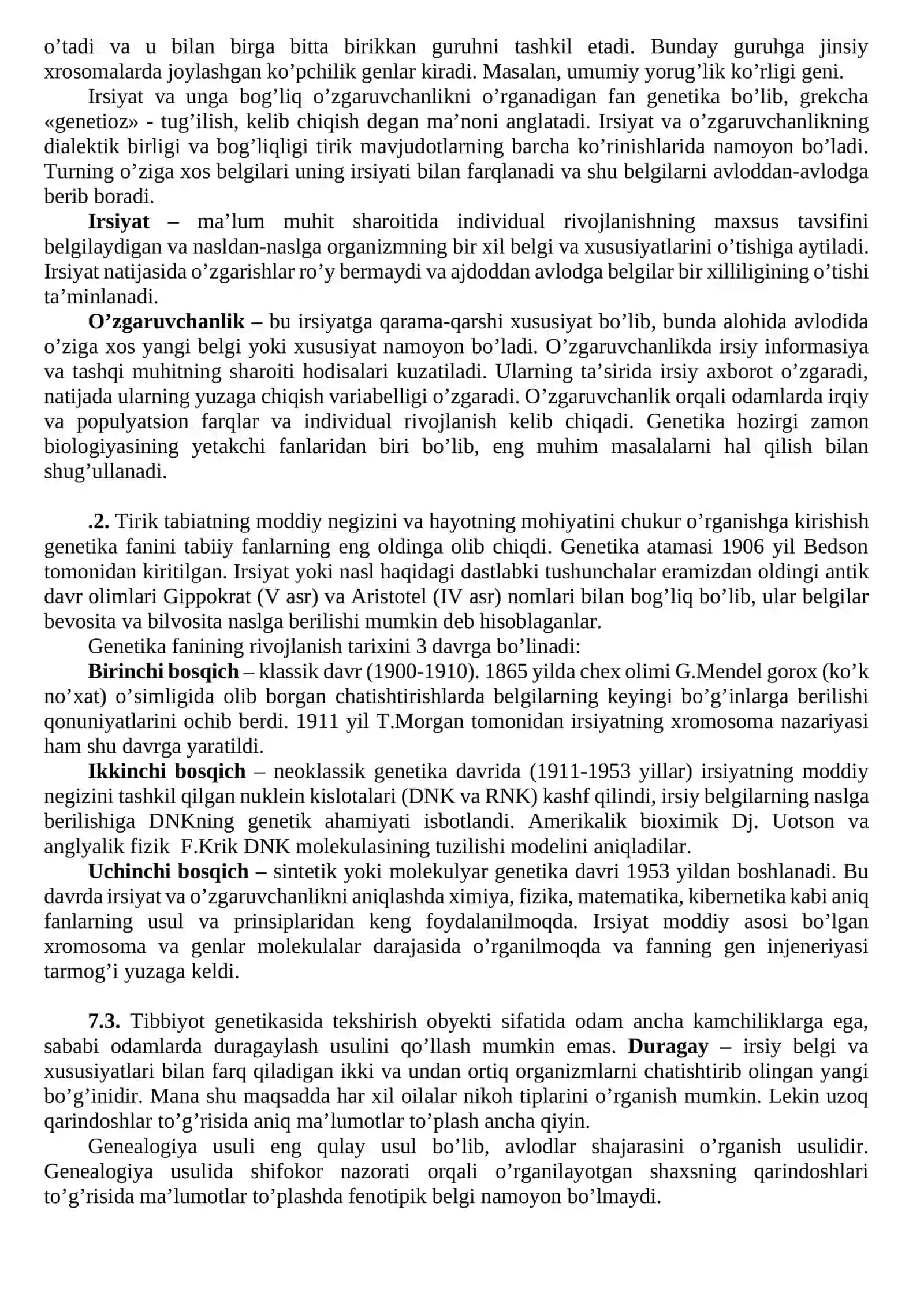 Irsiyat vа sаlomаtlik 2