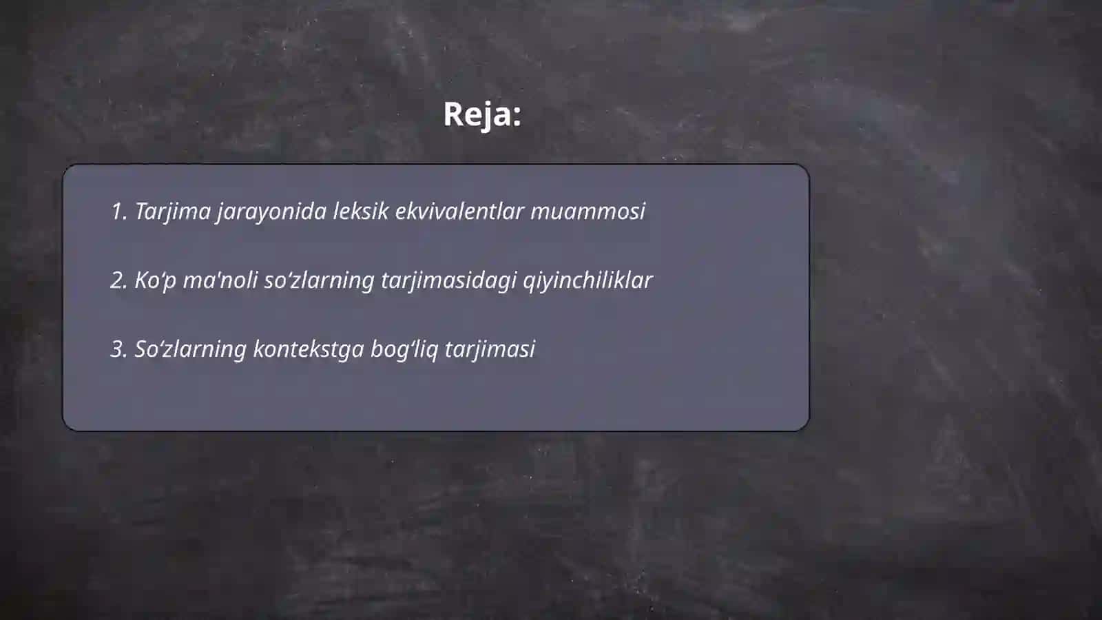 Tarjimadagi uchraydigan leksik muommolar 2