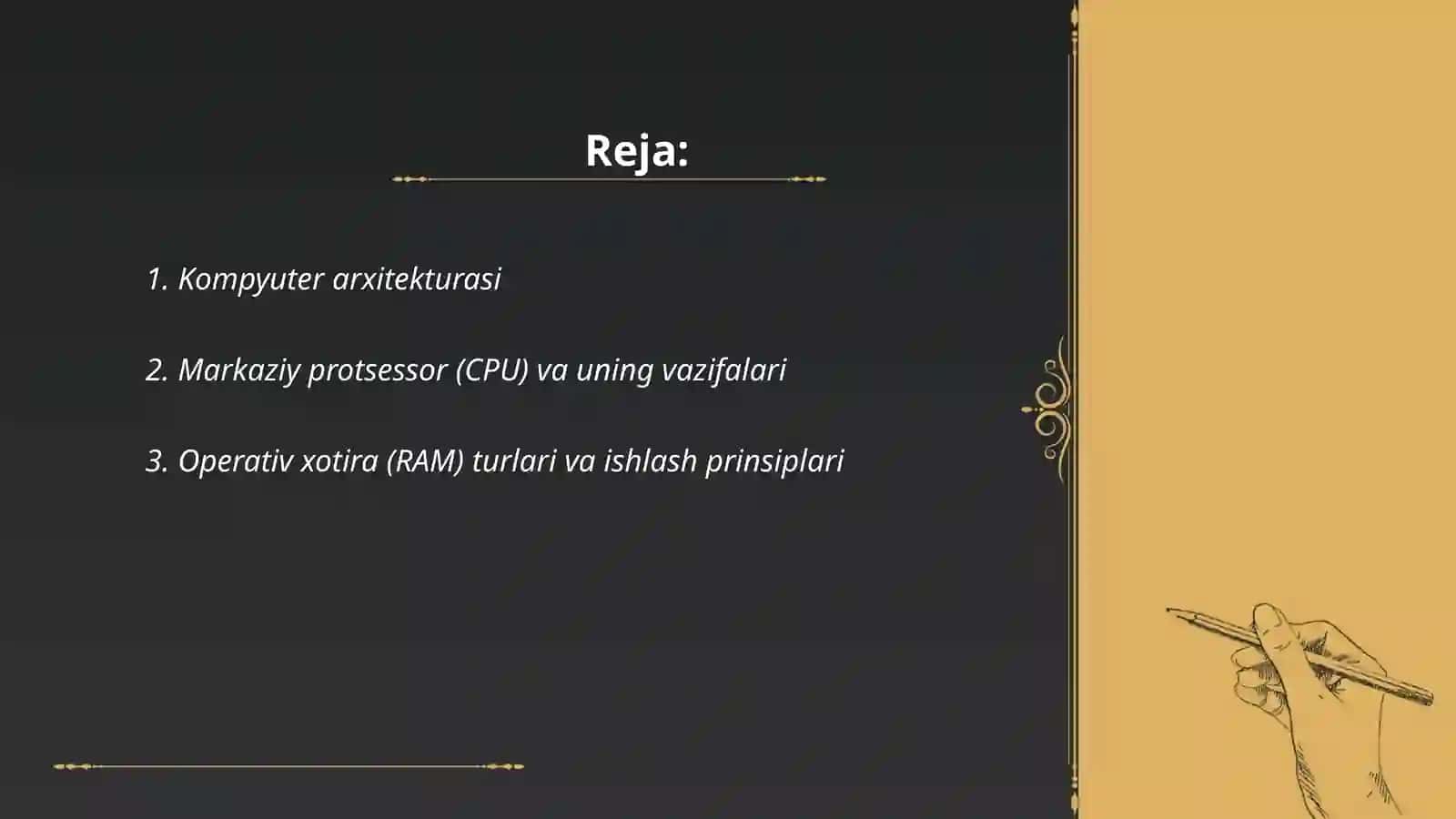 Kompyuter arxitekturasi 2