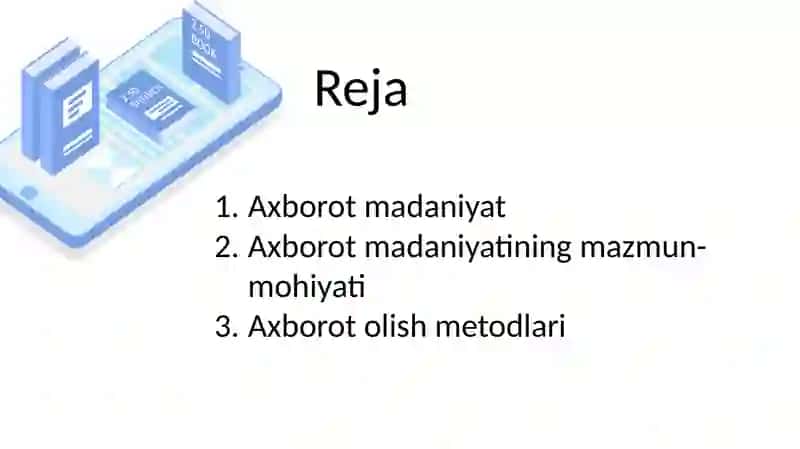 Axborot madaniyat 2