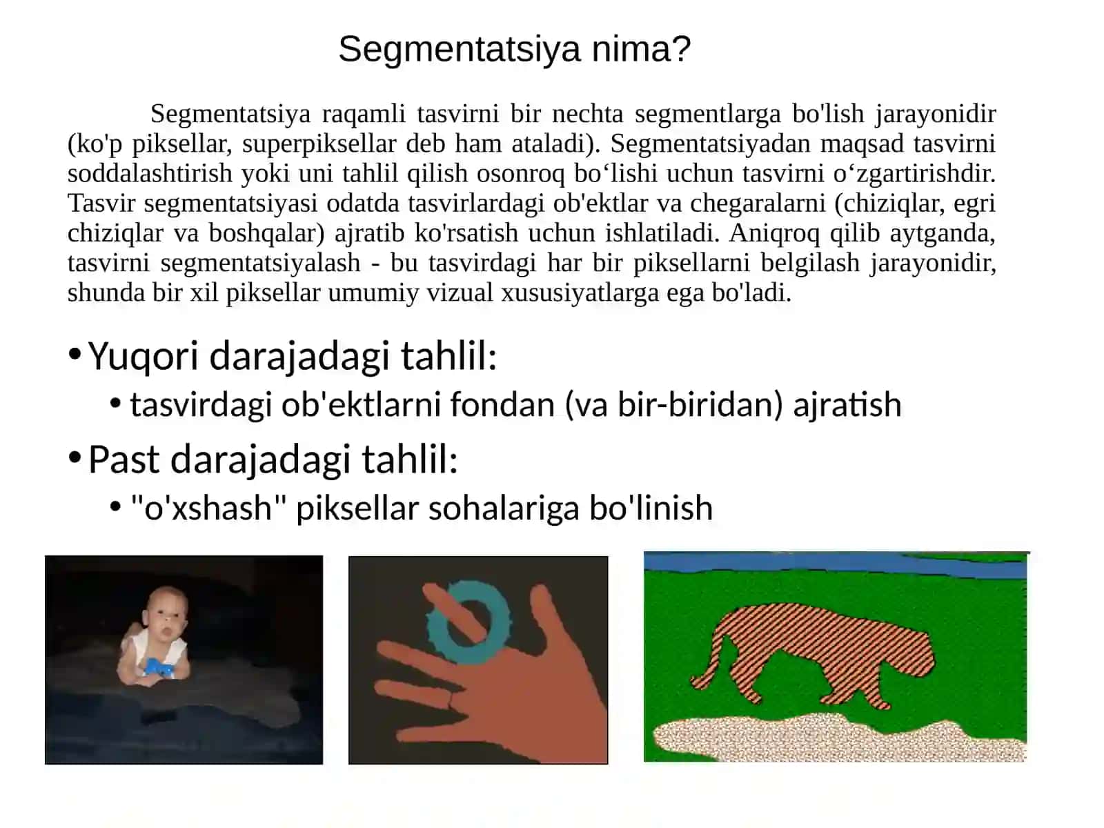Tasvirlarni segmentlash 2