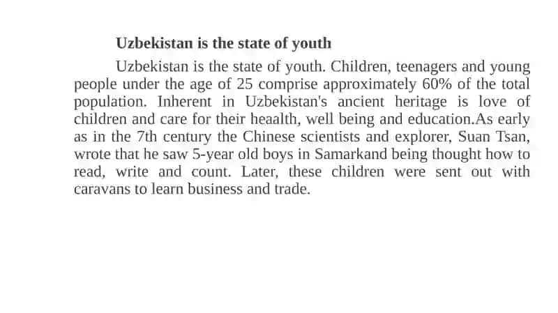 Education in Uzbekistan 2