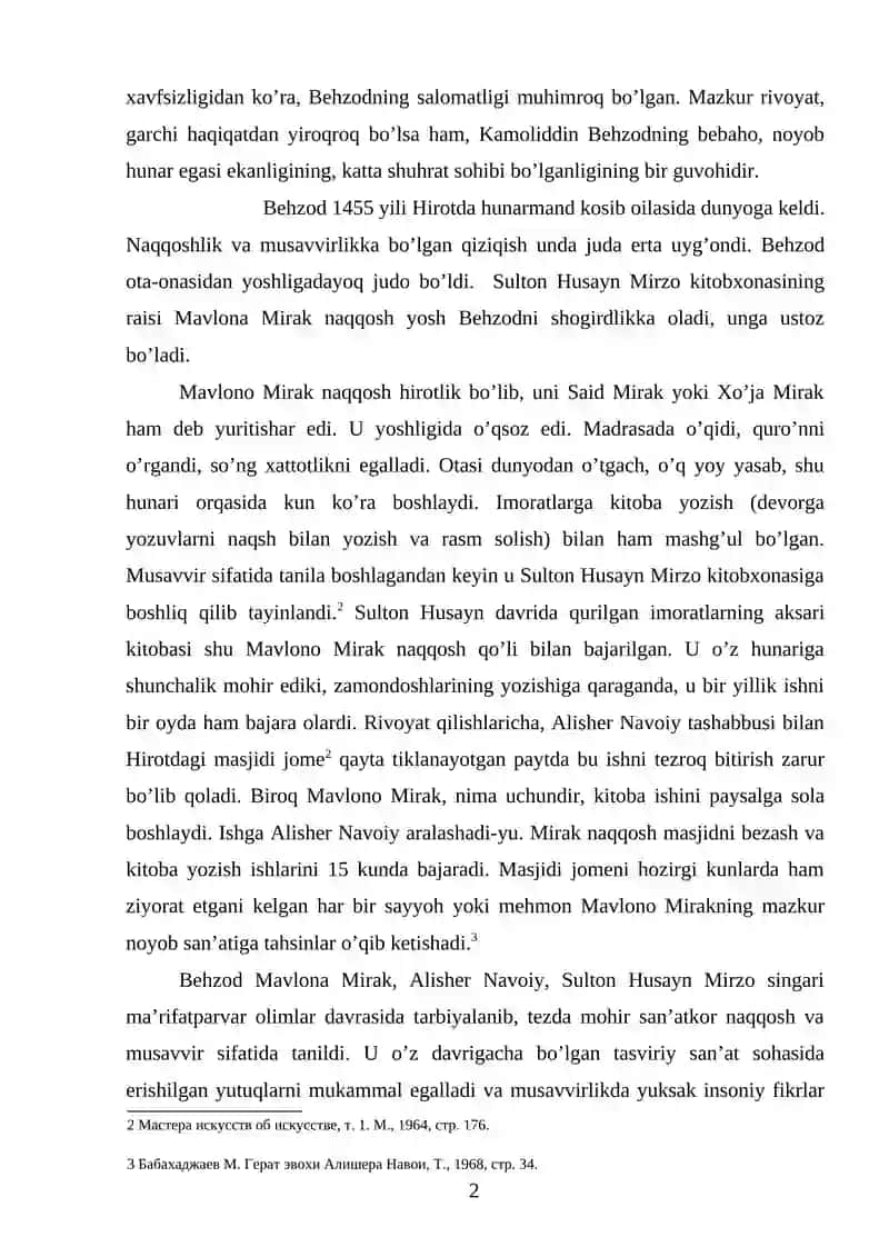 Kamoliddin Behzod va uning Tasviriy san'at Akademiyasi 2