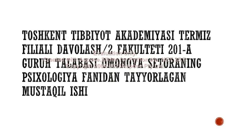 Qobiliyat rivojlanishiga Taʼsir qiluvchi omillar 2