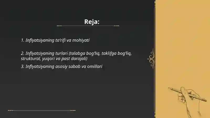 Inflyatsiyasing mohiyati va hisoblanish usullari 2
