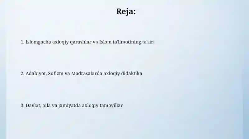 Ilko'rta asrlarda Markaziy Osiyoda ma'naviy tarbiya masalalari 2