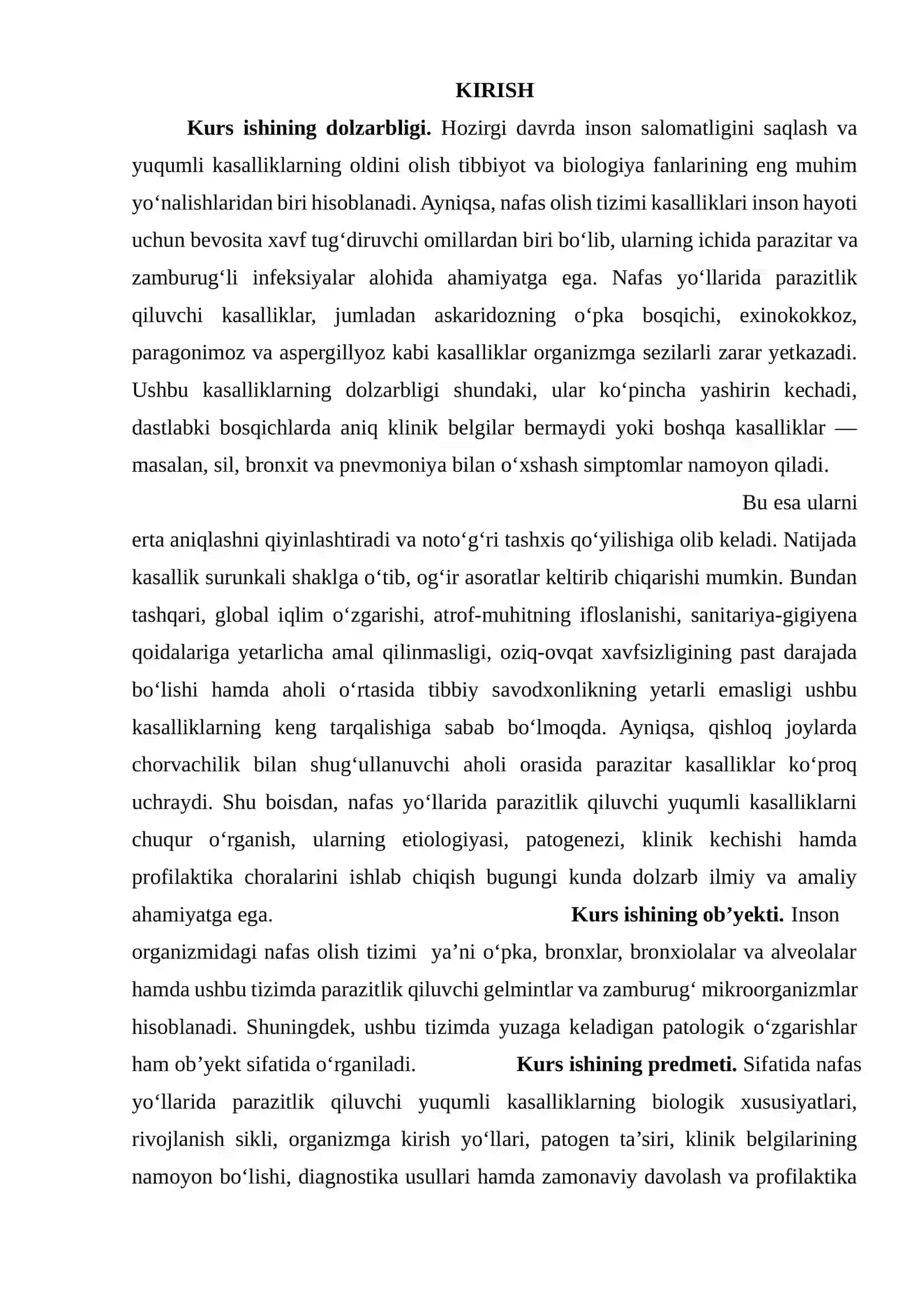 NAFAS YO’LLARIDA PARAZITLIK QILUCHI YUQUMLI KASALIKLAR 2