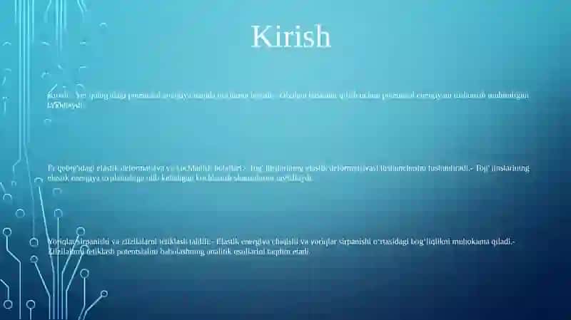 Buralishda Potensial Energiya.Burishdagi Kuchlanganlik Holati Va Val Yemirilishining Tahlili 2