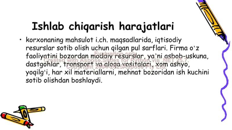 Xarajatlarni maqbullashtirish va samaradorlikni oshirish yo‘llari 2
