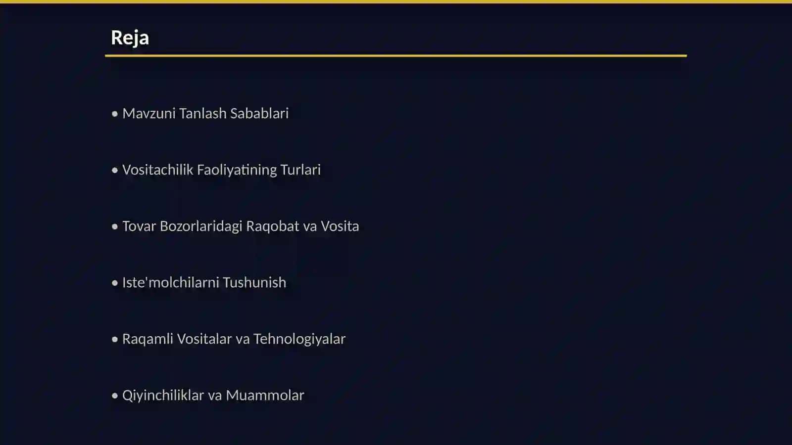 Tovar Bozorlarida Vositachilik Faoliyatini Tashkil Etish 2