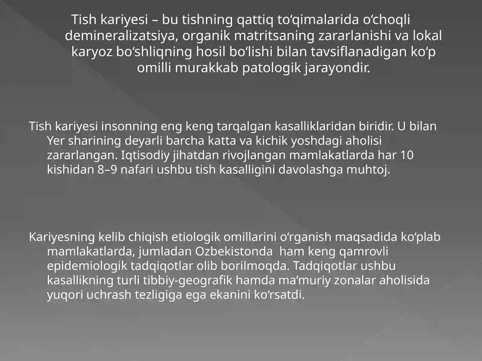 karies etiologiyasi 2