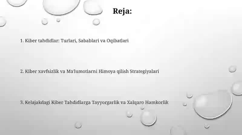 Kiber tahdidlar: Turlari, Sabablari va Oqibatlari 2
