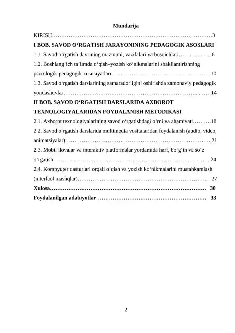 ONA TILI O'QITISH METODIKASI 2