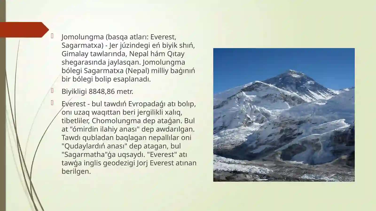 Jomolungma (Everest, Sagarmatha) 2