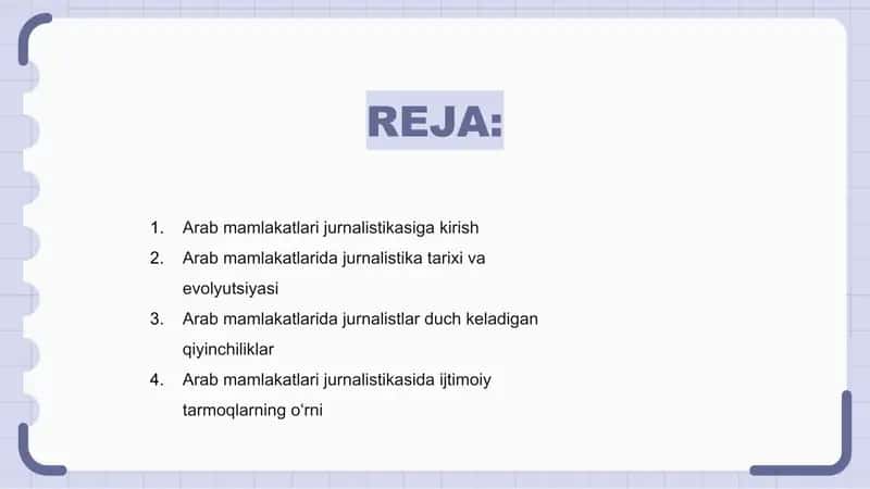 Arab mamlakatlari jurnalistikasi 2