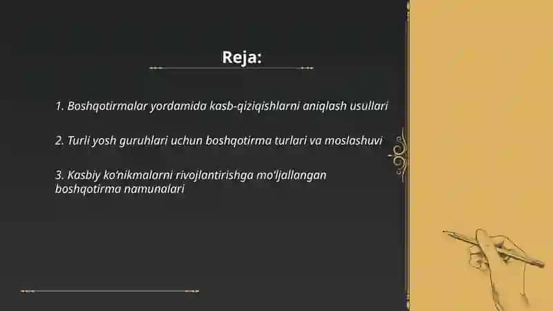 Kasb-hunarga yo‘naltirishda boshqotirmalardan foydalanish 2