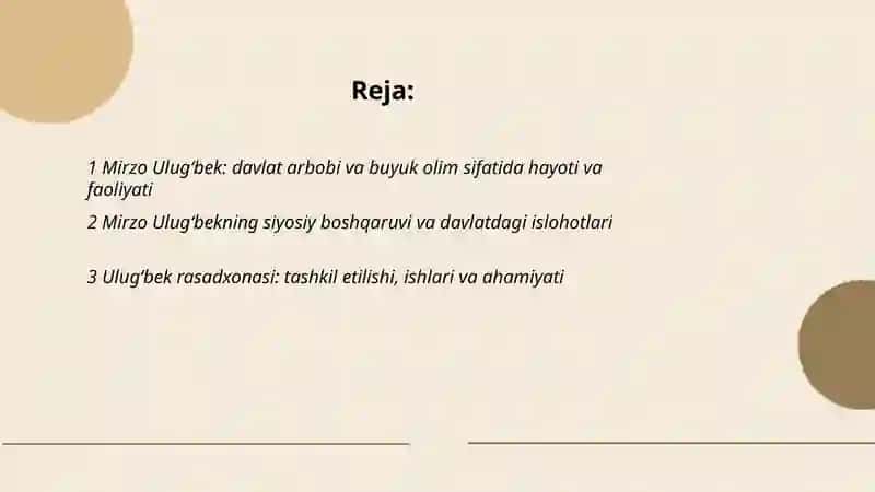 Oʻzbekistonning eng yangi tarixi fanidan tayyorlagan taqdimoti 2