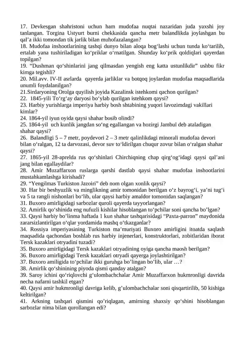 O‘zbekistonda harbiy ish va san’at tarixi maxsus kursi 2