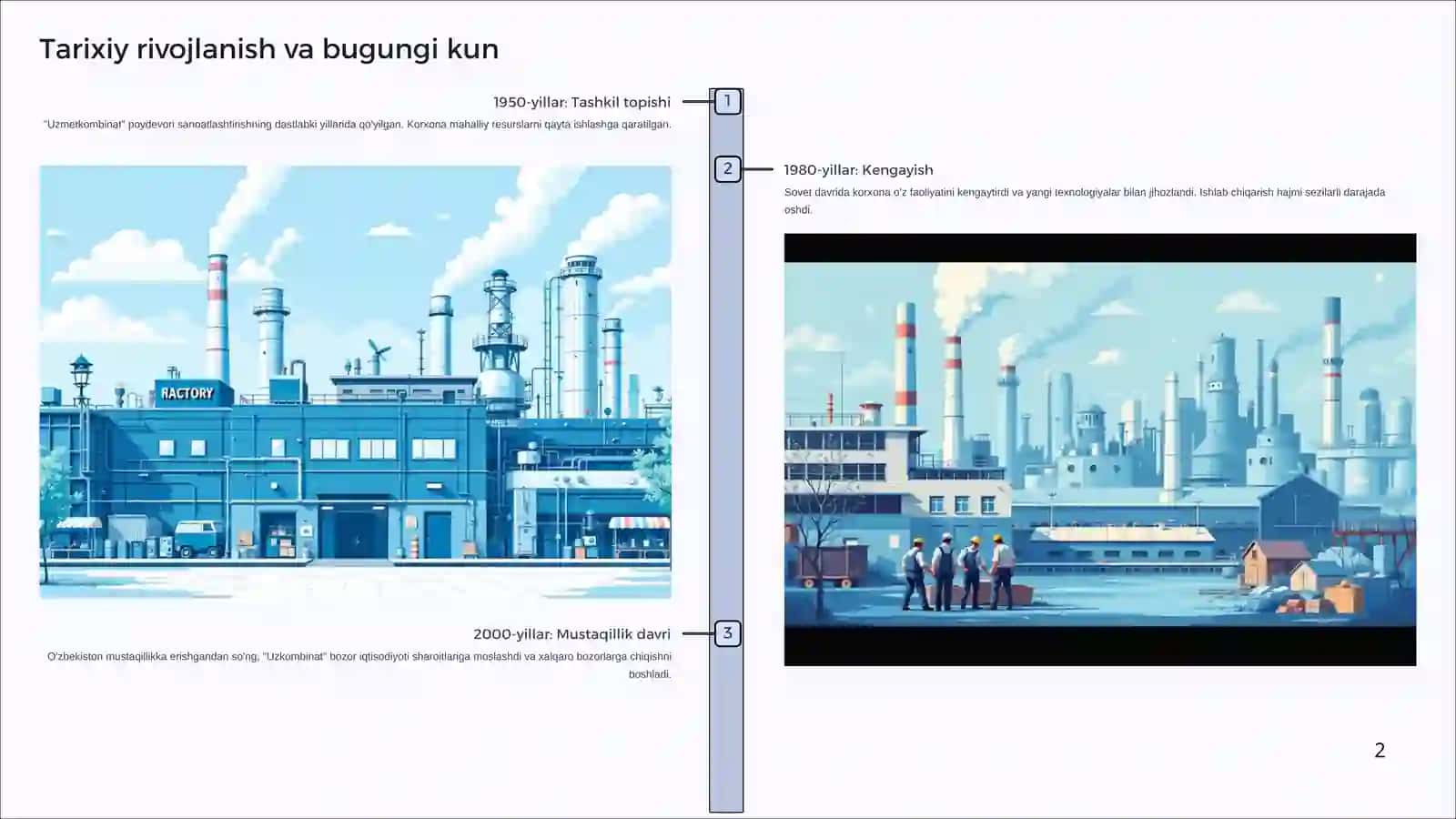 "Uzmetkombinat" AJ strategik rivojlanish rejasi 2