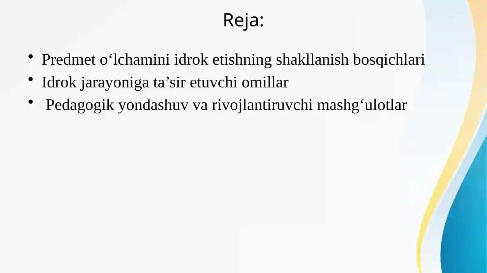 Maktabgacha yoshda bolalarda predmetlarning o’lchamni idrok qilishning o’ziga xos xususiyatlari 2