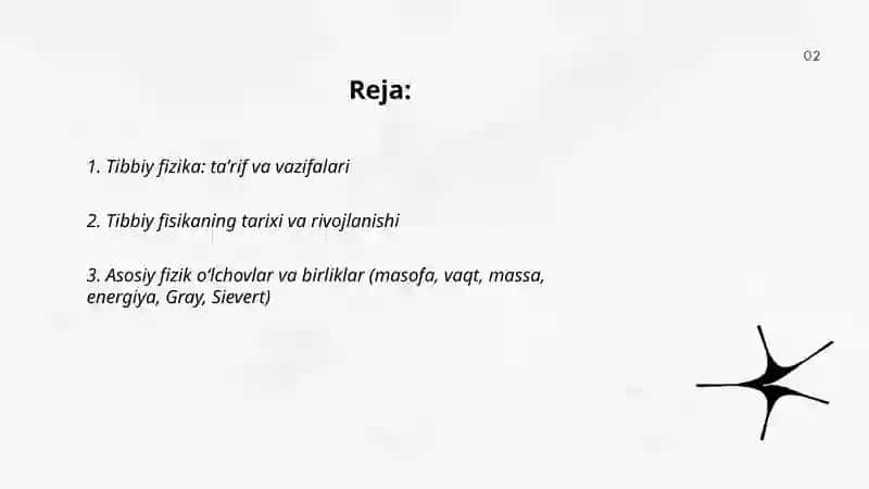 Tibbiy fizikaga kirish 2