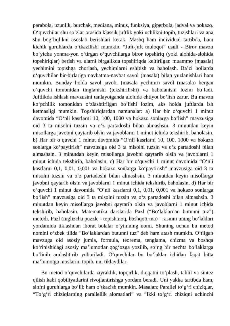 Boshlang‘ich sinflarda matematika darslarida innovatsion yondashuv 2