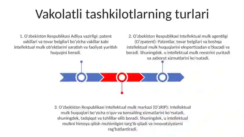Intelektual Mulk Sohalarida Vakolatli Tashkilotlar Faoliyati 2