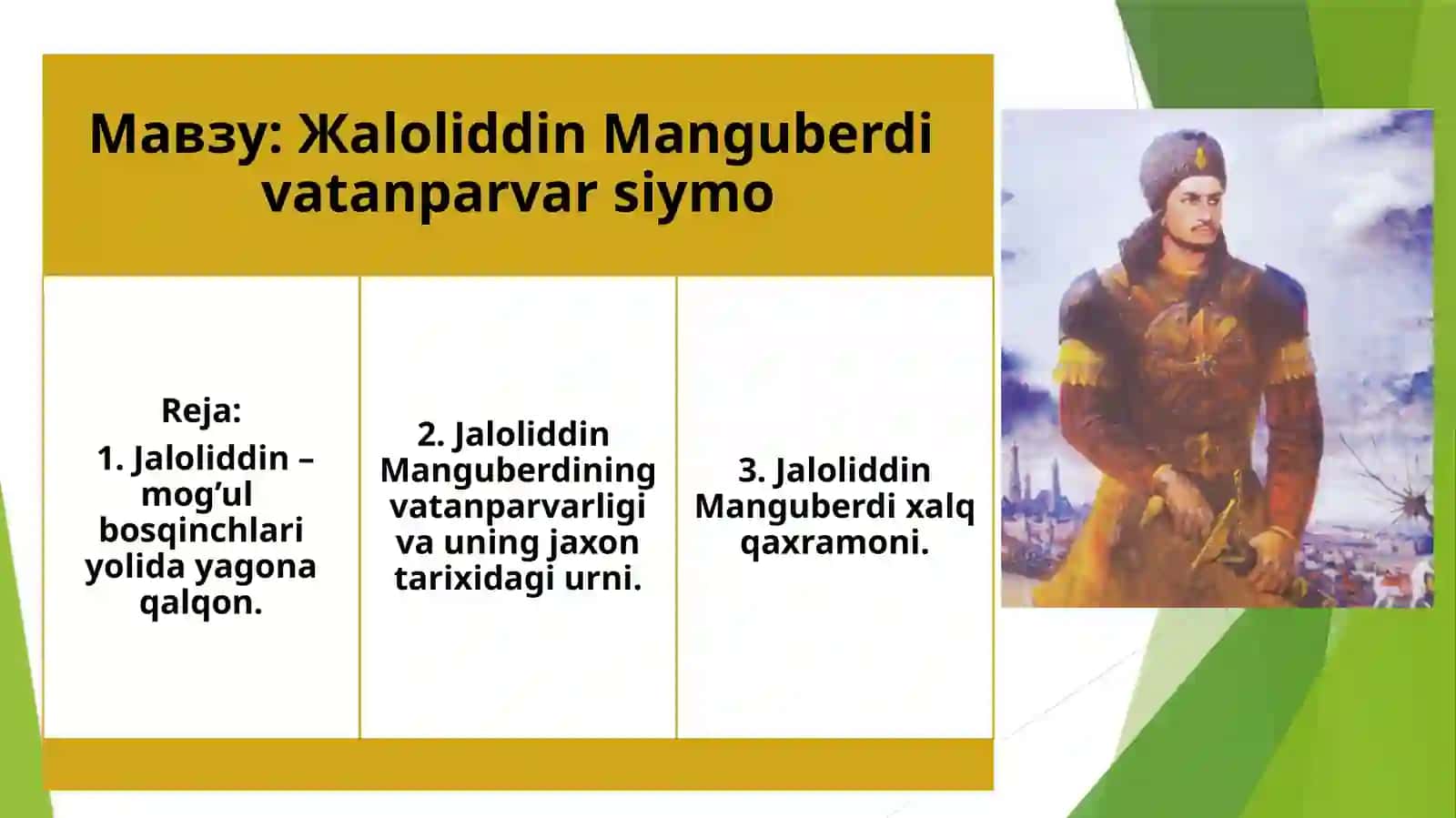 O'zbekiston tarixi fanidan tayyorlagan mustaqil ish 2