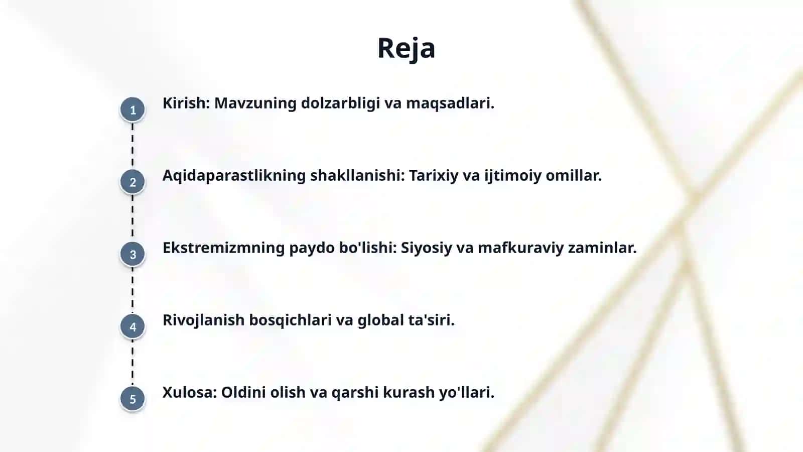 Diniy aqidaparastlik (fanatizm) va ekstremizm paydo bo‘lishining ijtimoiytarixiy zaminlari va rivojlanishi 2