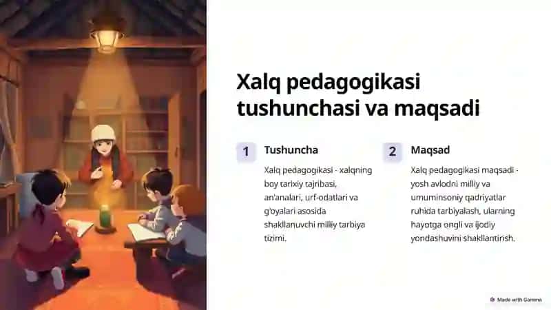 Xalq pedagogikasi manbalari 2