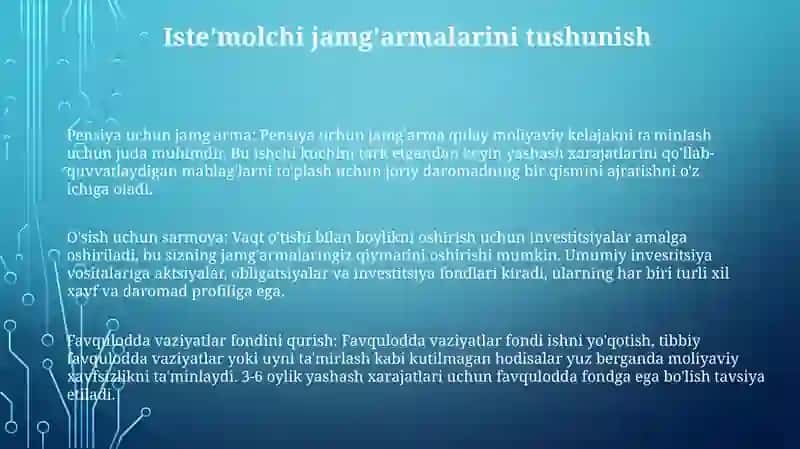 Is'Temol JamgʻArma Va Investitsiya 2