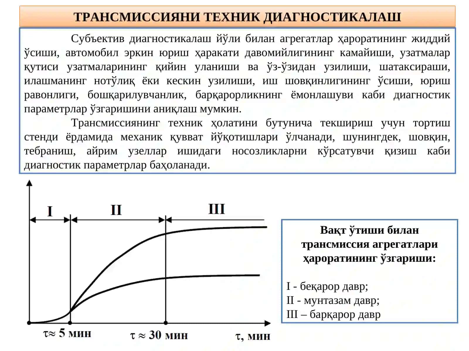 Трансмиссияни техник диагностикалаш воситаси 2