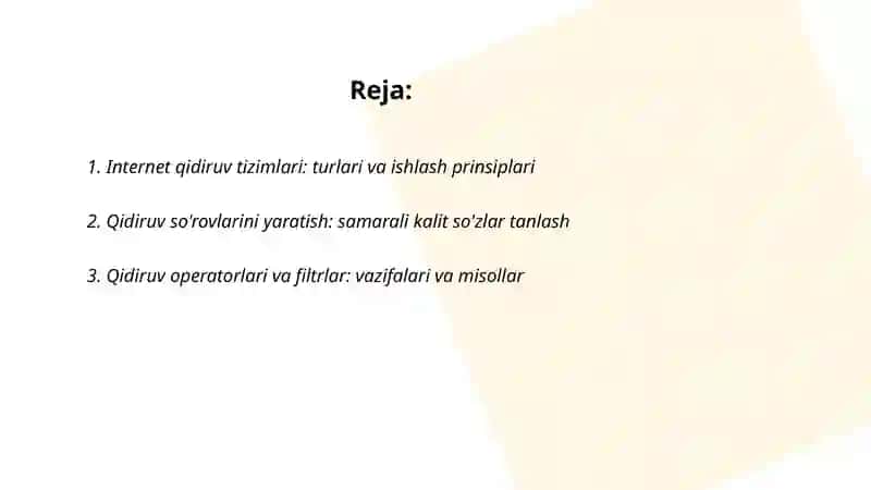 Internet Qidiruv Tizimlari 2