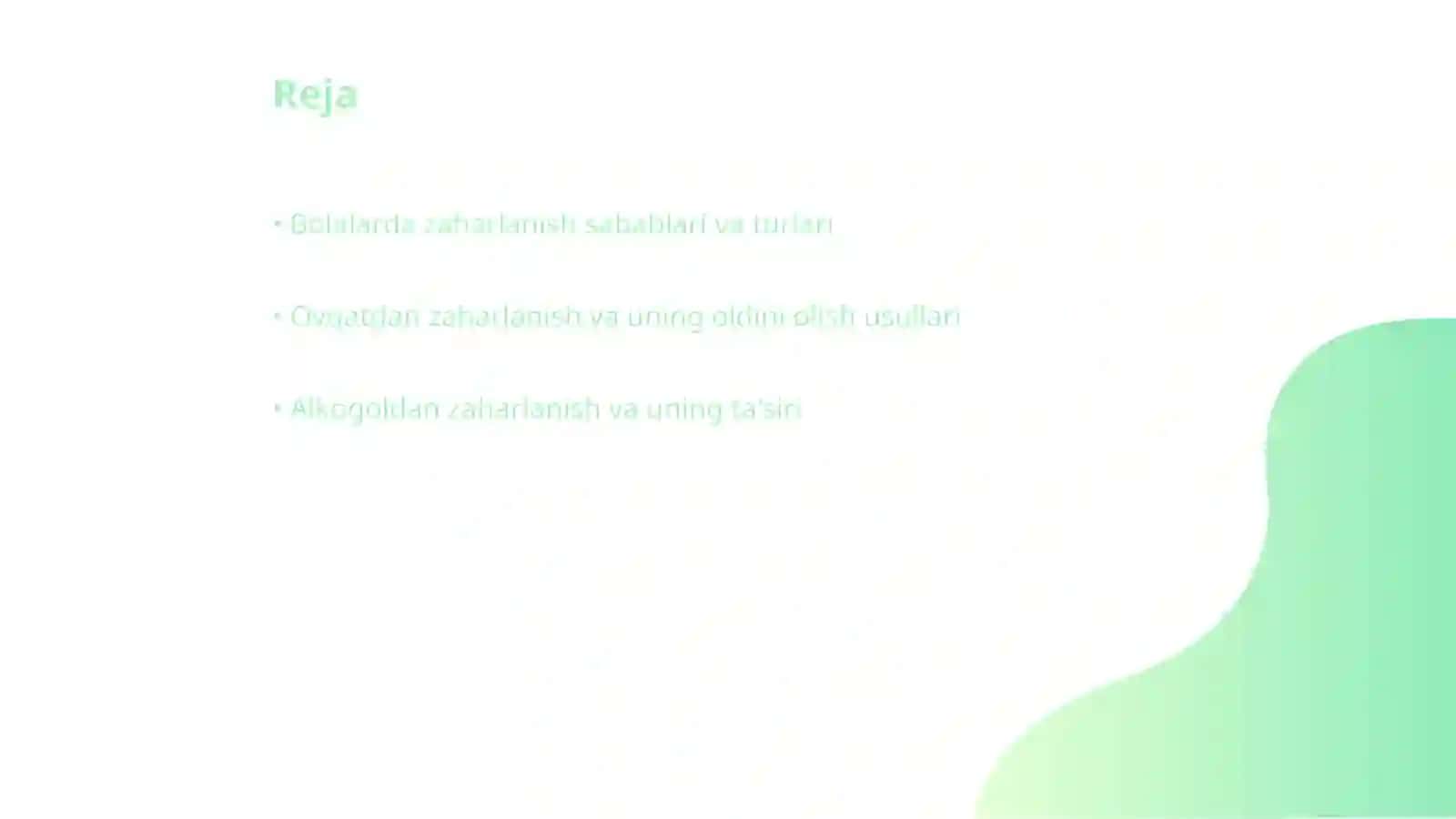 Bolalarda zaharlanishni oldini olish va birinchi yordam korsatish 2