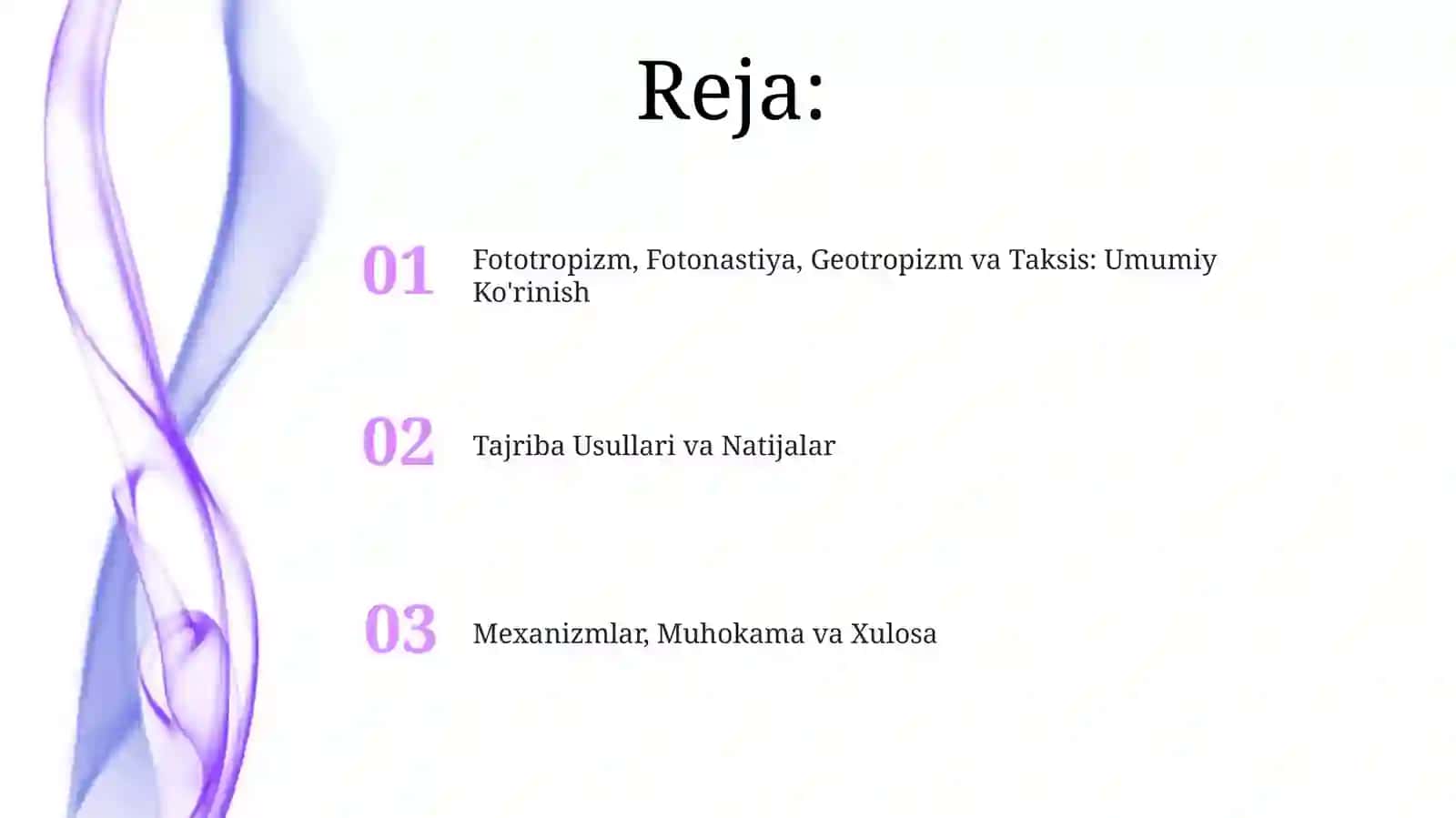 Fototropizm, Fotonastiya, Geotropizm va Taksis: Umumiy Ko'rinish 2