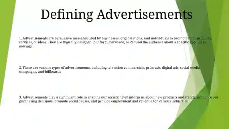 Advertisements. Types Of Advertisements. 2