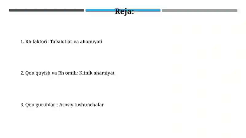 Rh faktori: Tafsilotlar va ahamiyati 2