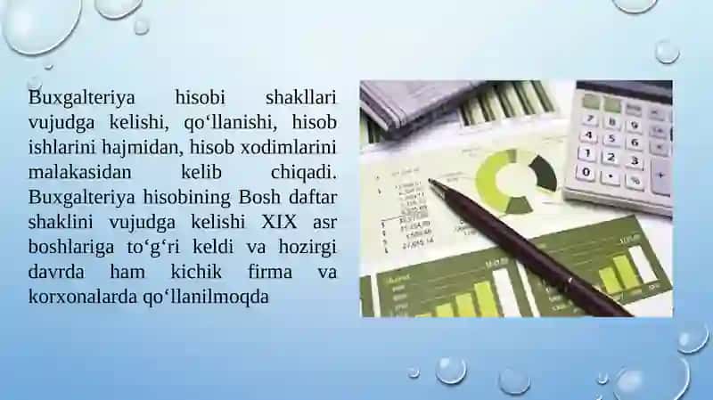Buxgalteriya hisobining informatsion texnologiyalarga asoslangan SHAKLI 2