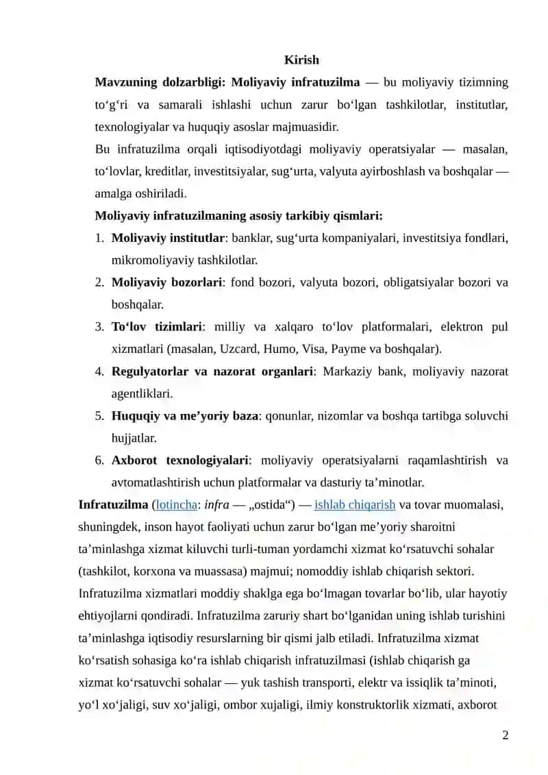 DAVLAT MOLIYAVIY INFRATUZILMASINING ASOSIY ELEMENTLARI 2